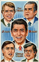 Has Beans, Jolly Beans, Would Beans Postcard