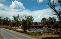 Hot Springs Pools Steamboat Springs, CO Postcard Postcard