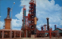 A portion of the Ultra Modern Refinery operated by Petroleos Mexicanos Reynoso, Mexico Postcard Postcard