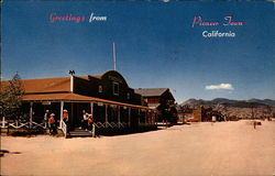 Greetings From Pioneer Town, California Pioneertown, CA Postcard Postcard