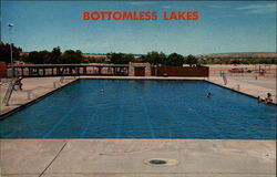 Swimming Pool, Bottomless Lakes State Park Roswell, NM Postcard Postcard