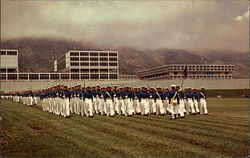 The Cadet Wing and Academic Buildings, U.S. Air Force Academy Postcard