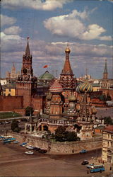 Saint Basil Cathedral Moscow, Russia Postcard Postcard