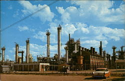 Frontier Oil Refinery Cheyenne, WY Postcard Postcard