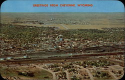 Greetings - Air View Postcard