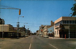 2nd Ave. North, looking west from 27th St Billings, MT Postcard Postcard