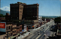 Looking South on Washington Street Postcard