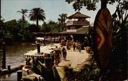 Adventureland Dock - Disneyland Anaheim, CA Postcard Postcard