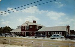 Pine Brook Inn and Motel, The Red Barn Postcard