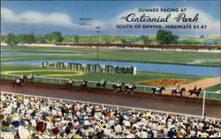 Summer Racing at Centennial Park Postcard