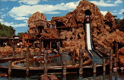 Calico Log Ride Postcard