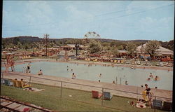 Swimming Pool, Beech Bend Park Bowling Green, KY Postcard Postcard