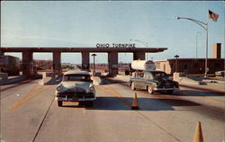 Main Entrance to Ohio Turnpike from Penn. going West Postcard