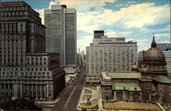 Dorchester Street Looking East Montreal, PQ Canada Quebec Postcard Postcard