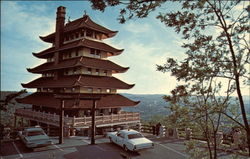 Pagoda Reading, PA Postcard Postcard