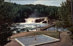 Middle Falls and Government Park Postcard