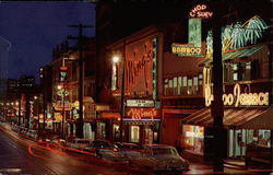 Chinatown at Night Postcard