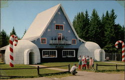 Entrance to Santa's Village Postcard