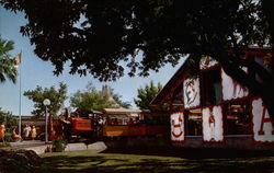 The Nut Tree Railroad Train Postcard