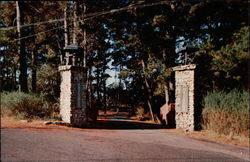 Gateway to beautiful Asilomar Conference Grounds Pacific Grove, CA Postcard Postcard