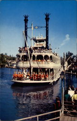 Down the Great "Rivers of America" Postcard