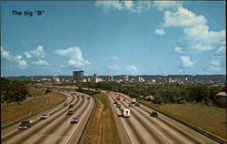 The Big "B" Birmingham, AL Postcard Postcard