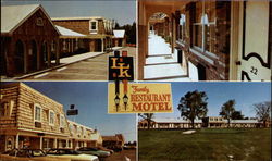 L-K Family Restaurant Motel Postcard