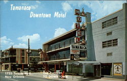 Tamanaca Downtown Motel Postcard