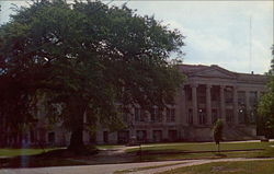 Front of East High School in Des Moines, Iowa Postcard