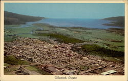 City on scenic Oregon Coast Tillamook, OR Postcard Postcard