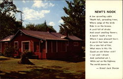 Newt's Nook, Home of Ernest Jack Sharpe, Poet Jugville, MI Postcard Postcard