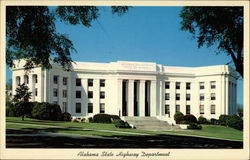 Alabama State Highway Department Building Postcard