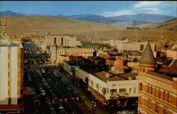 Aerial View of Missoula, Montana Postcard