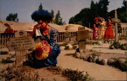 Mourners at Boot Hill, Knott's Berry Farm Postcard