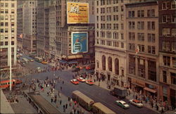 Fifth Avenue and 42nd Street Postcard