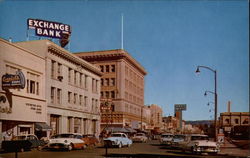 Looking East on Fourth Street Postcard