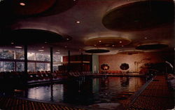 Indoor Pool at the Nevels Country Club Ellenville, NY Postcard Postcard