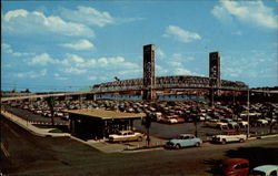 Overlooking Jacksonville Municipal Parking Lot Postcard