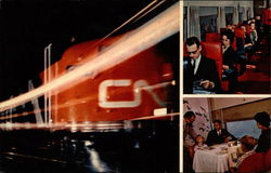 CN's Rapido Train Canada Trains, Railroad Postcard Postcard