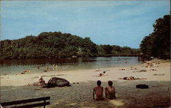 Beach at Cacapon State Park Berkeley Springs, WV Postcard Postcard