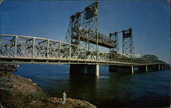 Interstate Bridge Over the Columbia River Postcard