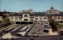 Railroad Station Providence, RI Postcard Postcard