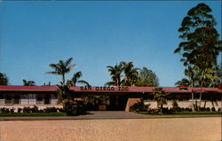 San Diego Zoo Entrance California Postcard Postcard