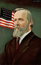 Rutherford B. Hayes 19th U.S. President Presidents Postcard Postcard