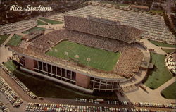 Rice Institute Stadium Postcard