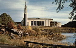 Holcomb Auditorium Glorieta Baptist Assembly Postcard