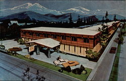 Gold Rush Motor Lodge Postcard