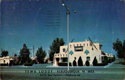 Tewa Lodge Albuquerque, NM Postcard Postcard