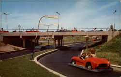 Disneyland - Autopia Postcard