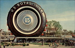 The U.S. Royal Giant Tire, New York World Fair 1964-1965 Postcard Postcard